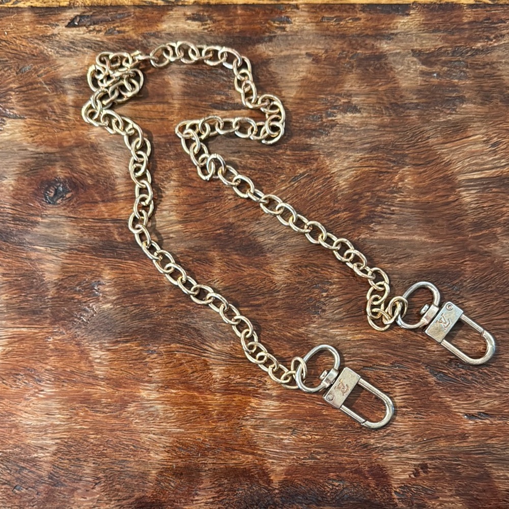 Louis Vuitton Gold Chain Strap
